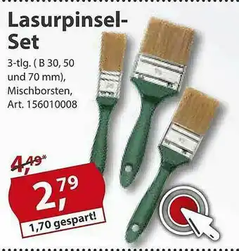 Sonderpreis Baumarkt Lasurpinsel-set Angebot