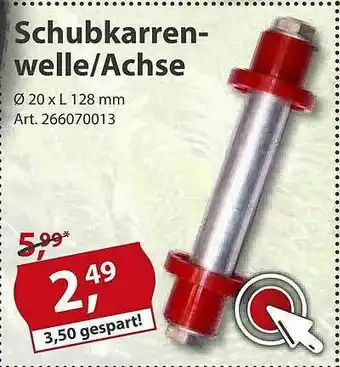 Sonderpreis Baumarkt Schubkarrenwelle Oder Achse Angebot