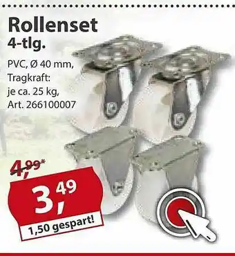 Sonderpreis Baumarkt Rollenset 4-tlg Angebot