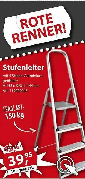 Sonderpreis Baumarkt Stufenleiter Angebot