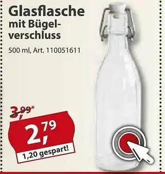 Sonderpreis Baumarkt Glasflasche Mit Bügelverschluss Angebot