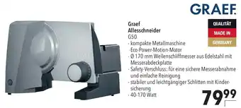 CITTI Markt Graef Allesschneider G50 Angebot
