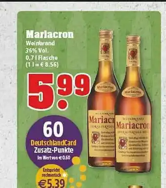 trinkgut Mariacron Angebot