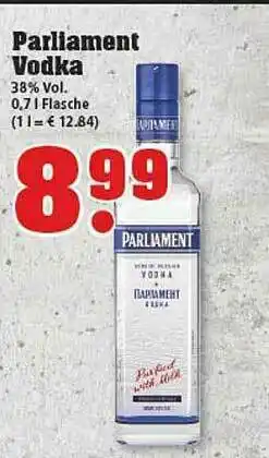 trinkgut Parliament Vodka Angebot