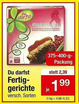 Zimmermann Du Darfst Fertig-gerichte Angebot