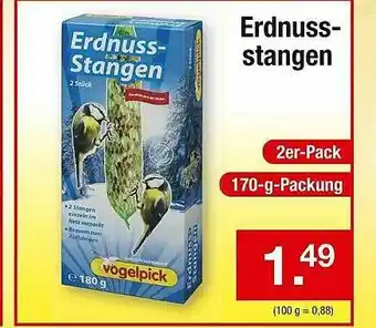 Zimmermann Erdnussstangen Angebot