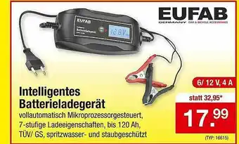 Zimmermann Eufab Intelligentes Batterieladegerät Angebot