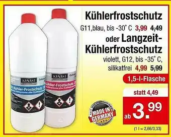 Zimmermann Kühlerfrostschutz Oder Langzeit Kühlerfrostschutz Angebot