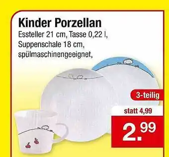 Zimmermann Kinder Porzellan Angebot