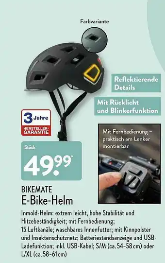 Aldi Nord Bikemate E-bike-helm Angebot