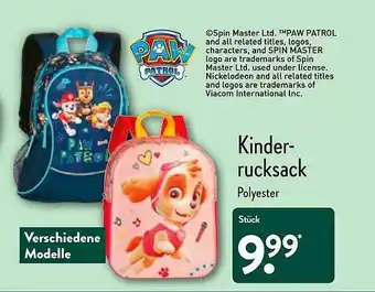 Aldi Nord Kinder -rucksack Angebot