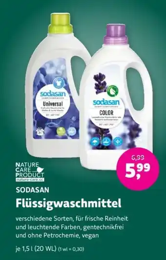 Denns BioMarkt SODASAN Flüssigwaschmittel 1.5L Angebot