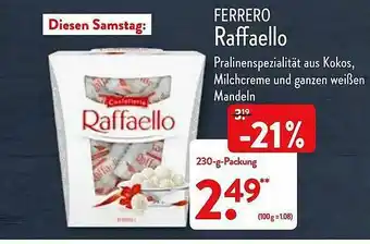 Aldi Nord Ferrero Raffaello Angebot