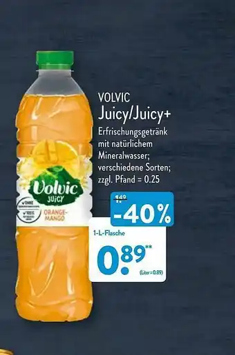 Aldi Nord Volvic Juicy-juicy+ Angebot