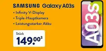 Aldi Süd Samsung Galaxy A03s Angebot