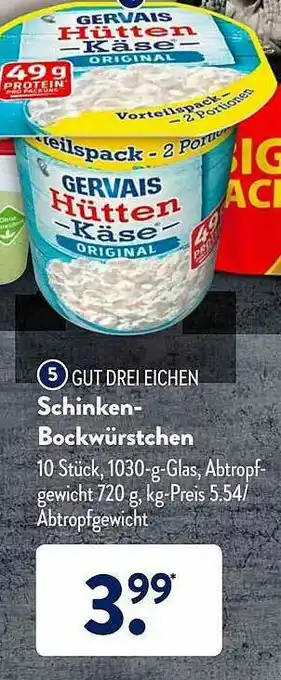 Aldi Süd Gut Drei Eichen Schinken-bockwürstchen Angebot