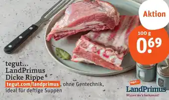 tegut tegut LandPrimus Dicke Rippe 100 g Angebot