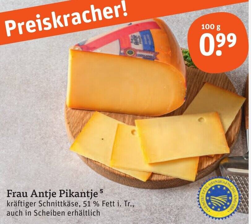 Frau Antje Pikantje 100 g Angebot bei tegut