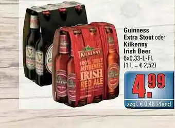 alldrink Guiness Extra Stout Oder Kilkenny Irish Beer Angebot