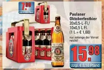 alldrink Paulaner Oktoberfestbier Angebot