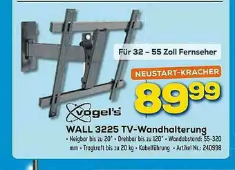 Euronics Berlet Wall 3225 Tv-wandhalterung Angebot