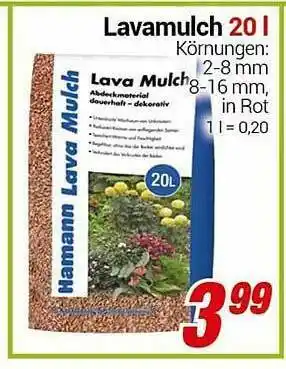 CENTERSHOP Lavamulch 20 L Angebot