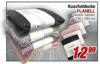 CENTERSHOP Kuscheldecke Flanell Angebot