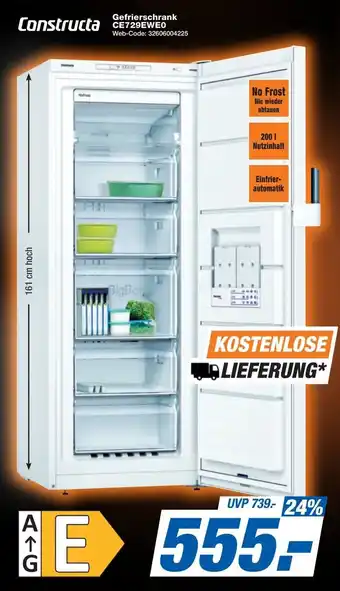 Expert Constructa Gefrierschrank CE729EWEO Angebot