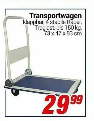 CENTERSHOP Transportwagen Angebot