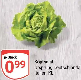 Globus Kopfsalat Angebot