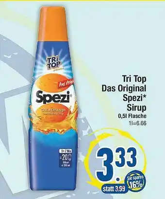 E-Center Tri Top Das Original Spezi Sirup Angebot