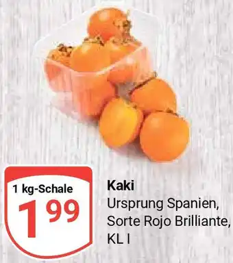 Globus Kaki 1 kg-Schale Angebot