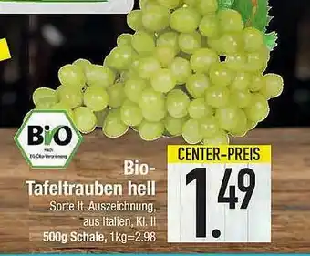 E-Center Bio-tafeltrauben Hell Angebot