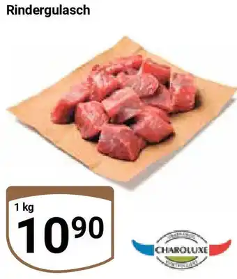 Globus CHAROLUXE Rindergulasch 1 kg Angebot