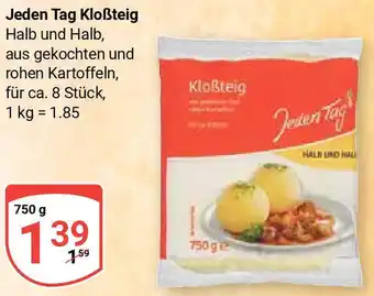 Globus Jeden Tag Kloßteig 750 g Angebot