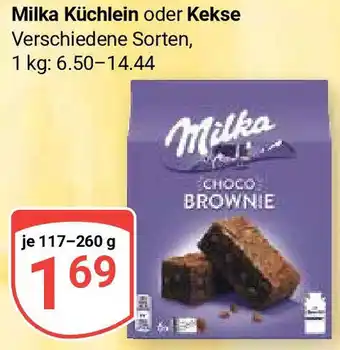 Globus Milka Küchlein oder Kekse 117-260 g Angebot