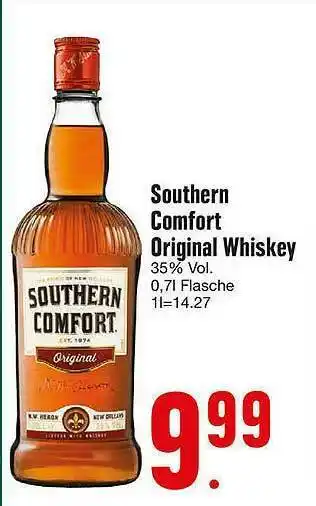 Edeka Southern Comfort Original Whiskey Angebot