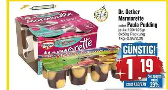 Edeka Dr. Oetker Marmorette Oder Paula Pudding Angebot