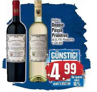 Edeka Italien Doppio Passo Primitivo Angebot