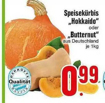 Edeka Speisekürbis „hokkaido” Oder „butternut” Angebot