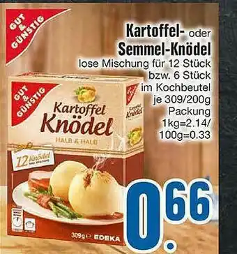 Edeka Kartoffel- Oder Semmel-knödel Angebot