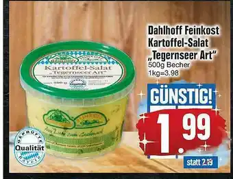 Edeka Dahlhoff Feinkost Kartoffel-salat „tegernseer Art” Angebot