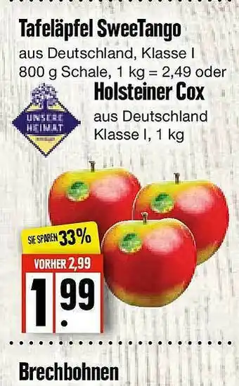 Edeka Frischemarkt Tafeläpfel Sweetango Oder Holsteiner Cox Angebot