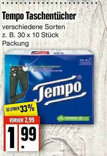 Edeka Frischemarkt Tempo Taschentücher Angebot