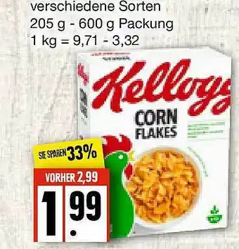 Edeka Frischemarkt Kellogg's Corn Flakes Angebot