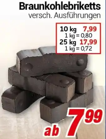 CENTERSHOP Braunkohlebriketts 10 kg Angebot