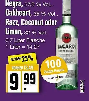 Edeka Frischemarkt Negra, Oakheart, Razz, Coconut Oder Limon Angebot