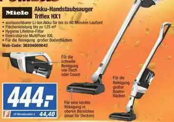 Expert Miele Akku-handstaubsauger Triflex Hx1 Angebot