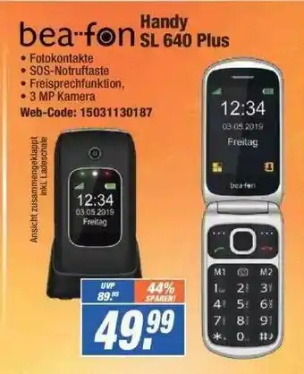 Expert Bea Fon Handy Sl 640 Plus Angebot