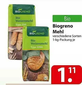 Famila Nord Ost Biogreno Mehl Angebot